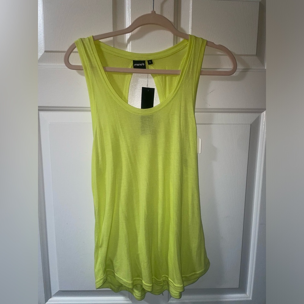 Bright green MonoB tank